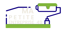 Ma Petite Entreprise 49 Peintre Beaupreau En Mauges MPE49logoGreenblue